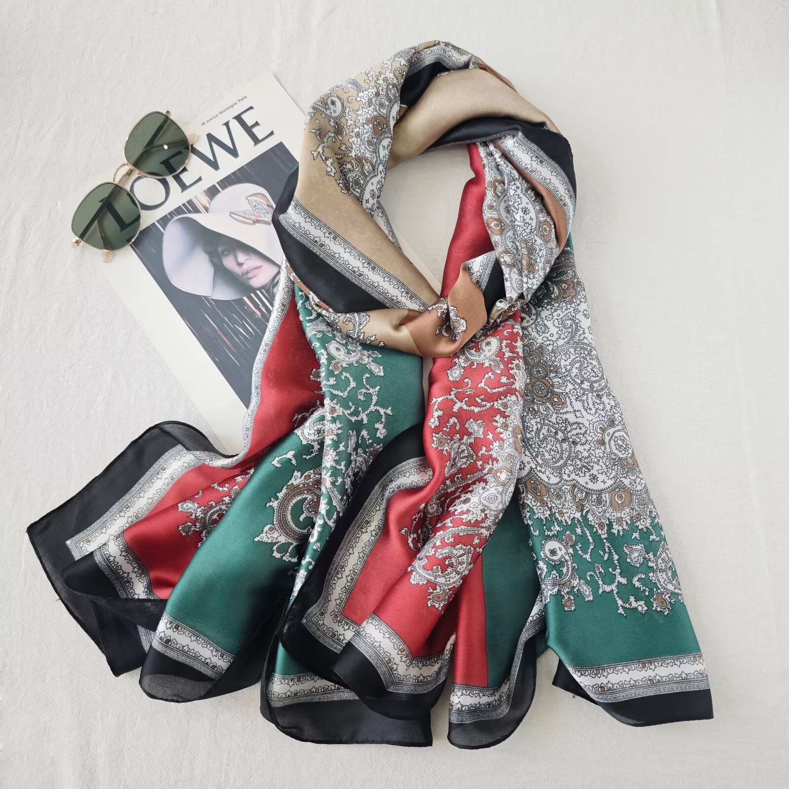 xyueanlo SR-089 Satin Royale Scarf - View 1